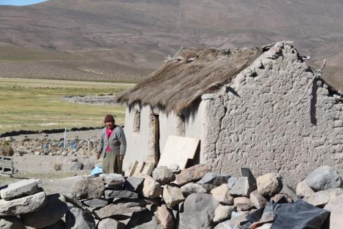 Atacama - Vrouw en huis