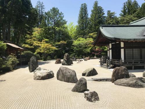 Dry Zen rock garden