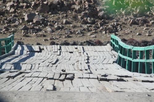 Mongolia - Houten brug