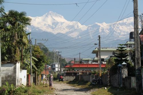 Nepal - Annapurna mountain range Pokhara