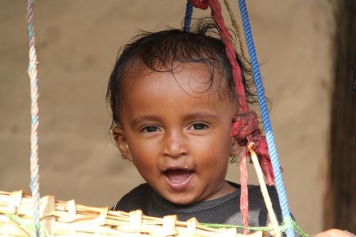 Nepal - lachende jongen
