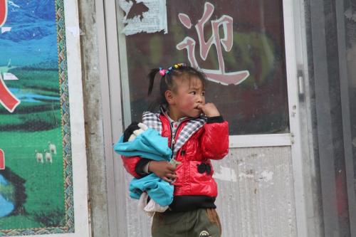 Tibet - meisje pop