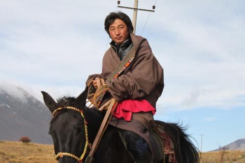 Tibet - ruiter langmusi