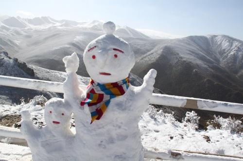 Tibet - sneeuwman