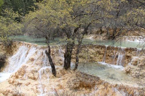 Tibet - waterval Huanglong
