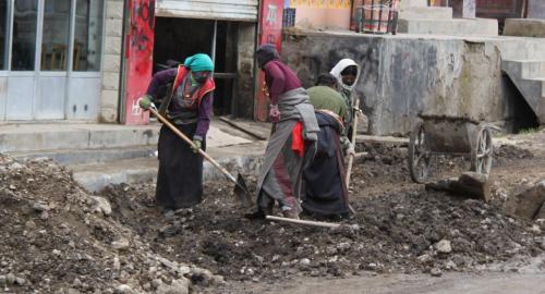 Tibet - werkende vrouwen